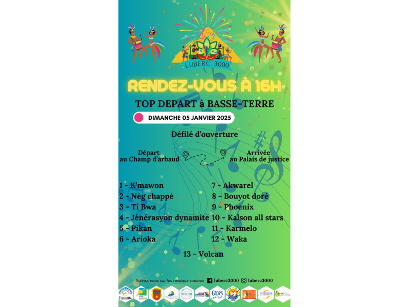 Défilé d’ouverture du Carnaval - Basse-Terre