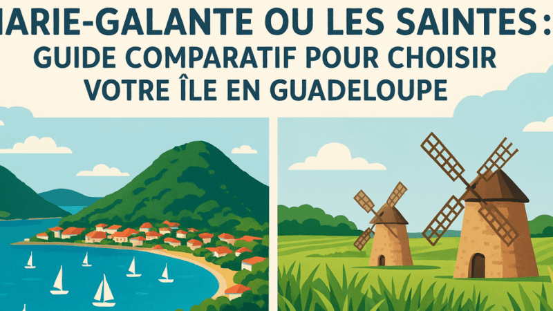 Marie-Galante ou les Saintes, quelle île choisir ?