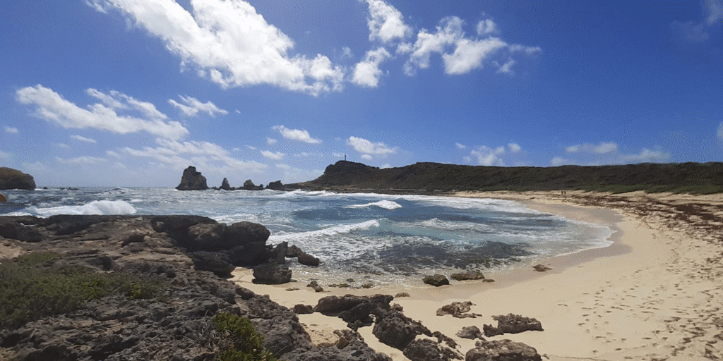 La pointe des chateaux en Guadeloupe