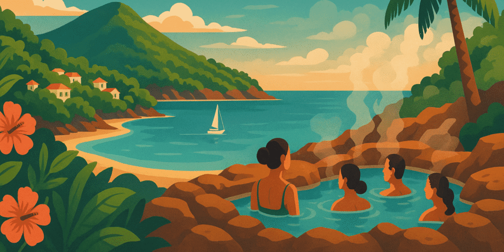 Illustration de Bouillante en Guadeloupe