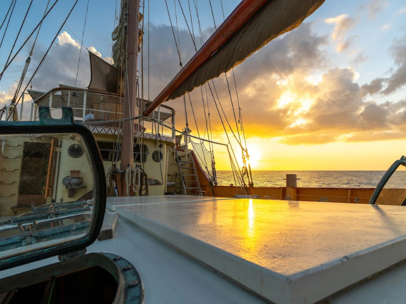 Sunset en voilier historique – Le Stahlratte (1903) Guadeloupe