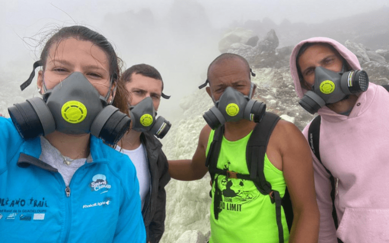 Randonnée sur le volcan de la soufrière