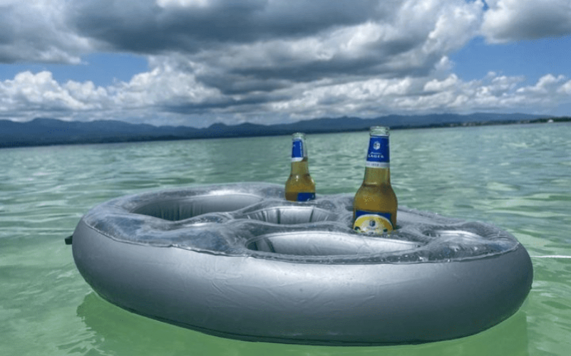 Détente et collation offerte excursion petit cul-de-sac marin