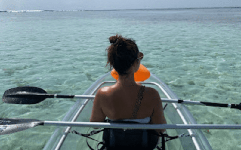 Kayak transparent Guadeloupe