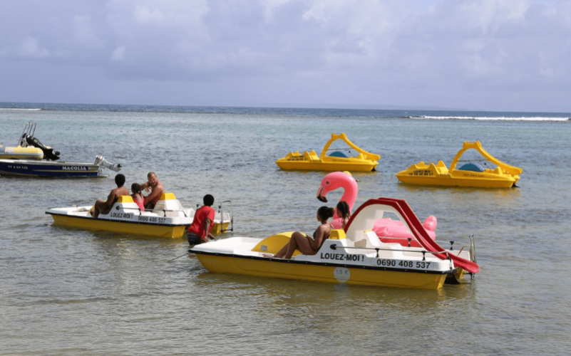 Sortie en Pédalo dans le lagon de Saint-François