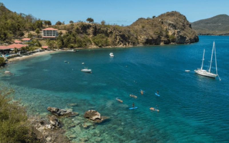 Kayak transparent aux Saintes Terre-de-haut