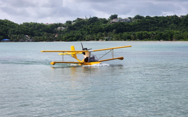 Survol de la Guadeloupe en hydravion