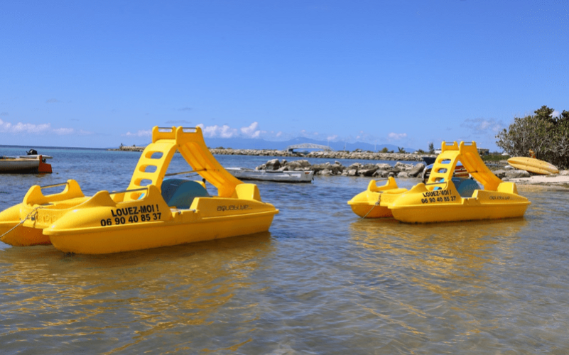 Sortie en Pédalo dans le lagon de Saint-François