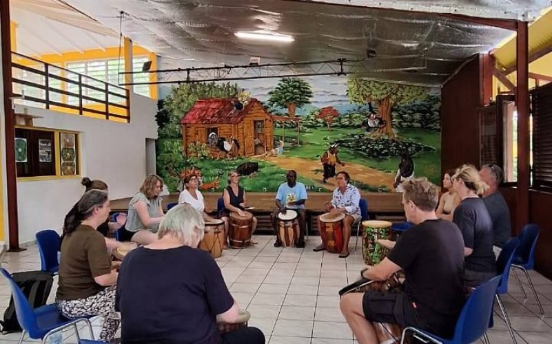 Initiation au Gwoka en Guadeloupe à Sainte-Anne