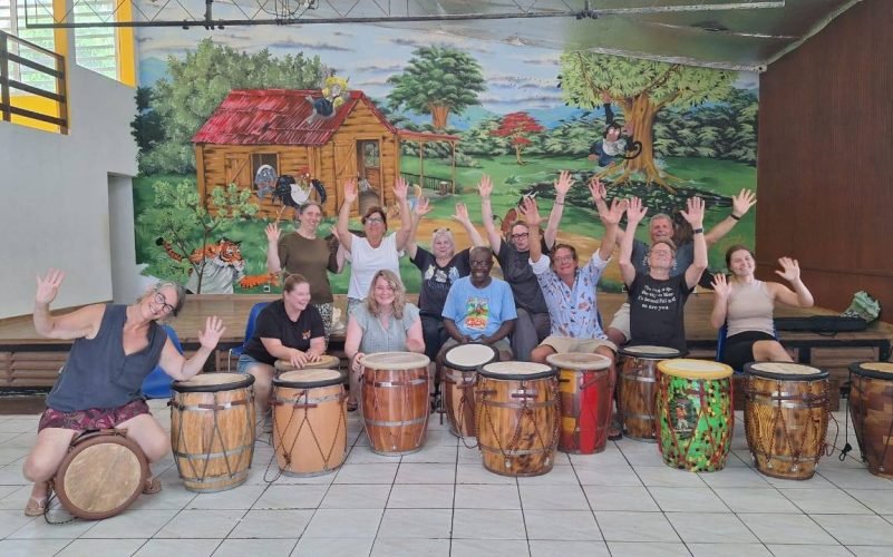 Initiation au Gwoka en Guadeloupe à Sainte-Anne