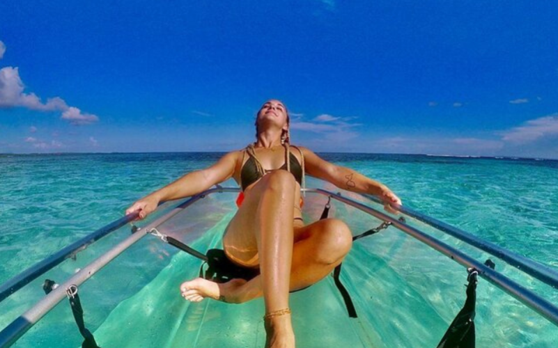 Kayak transparent Guadeloupe