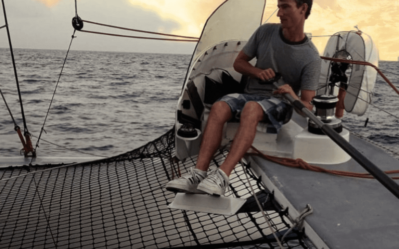 Excursion à Marie-Galante sur le trimaran de Course Trilogik Dys de Coeur