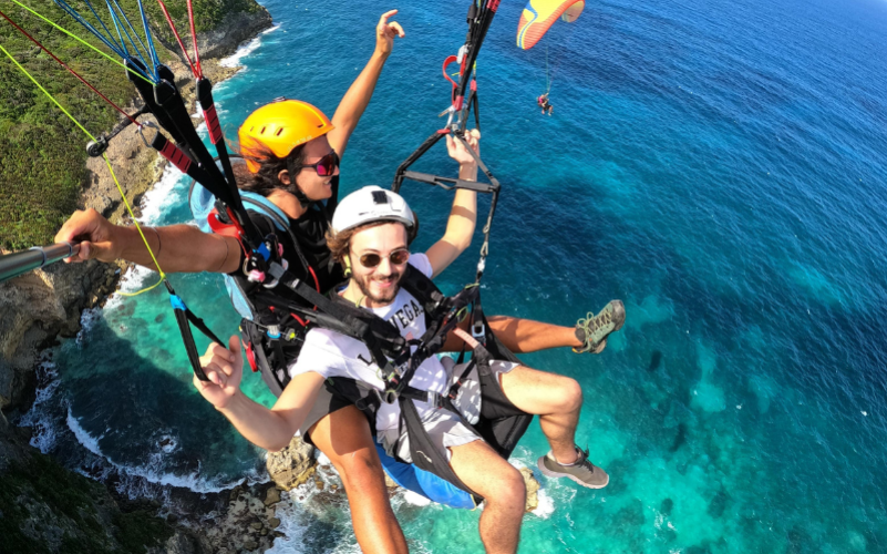 Air Guadeloupe Parapente en tandem au Moule