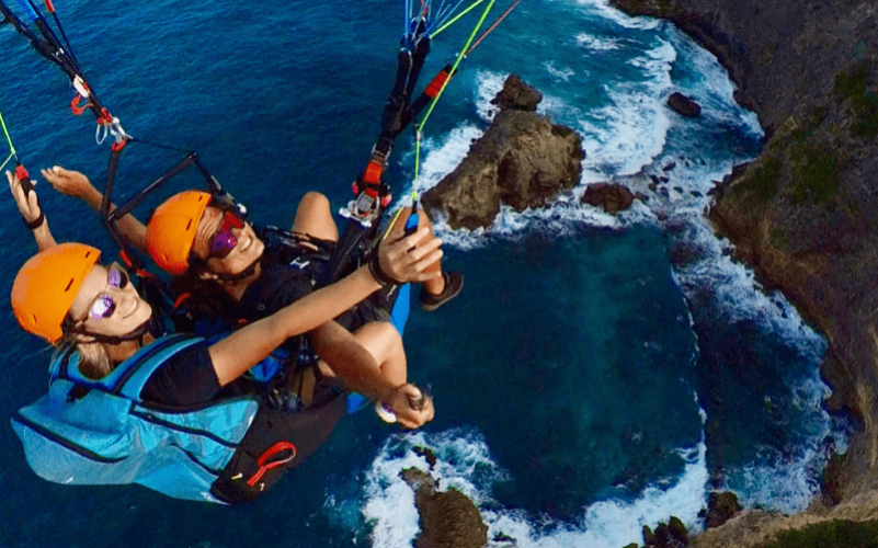 Air Guadeloupe Parapente en tandem au Moule