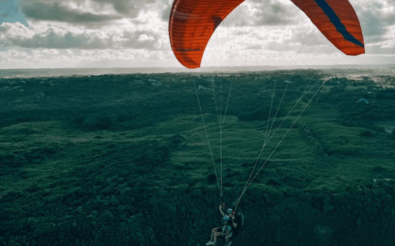 Air Guadeloupe Parapente en tandem au Moule