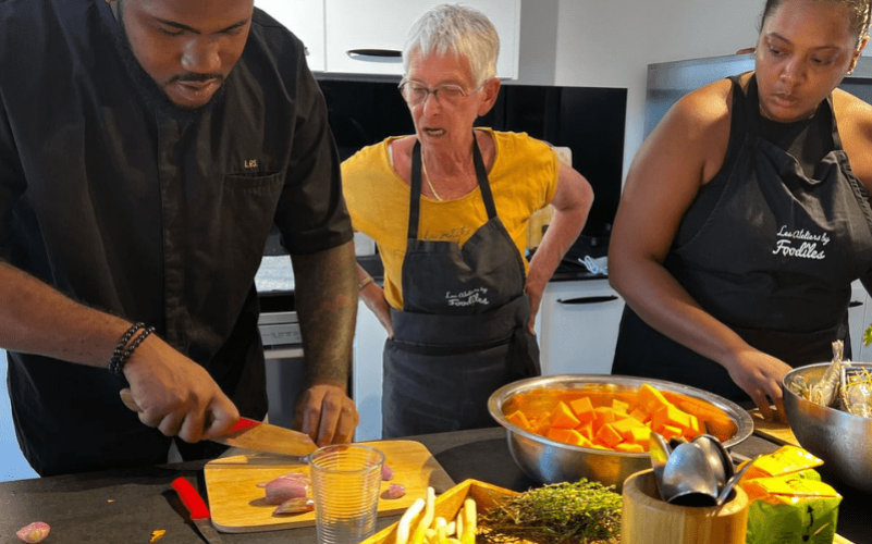 Atelier de cuisine traditionnel en Guadeloupe