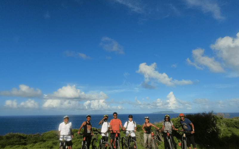 Excursion à vélo vtt en Guadeloupe
