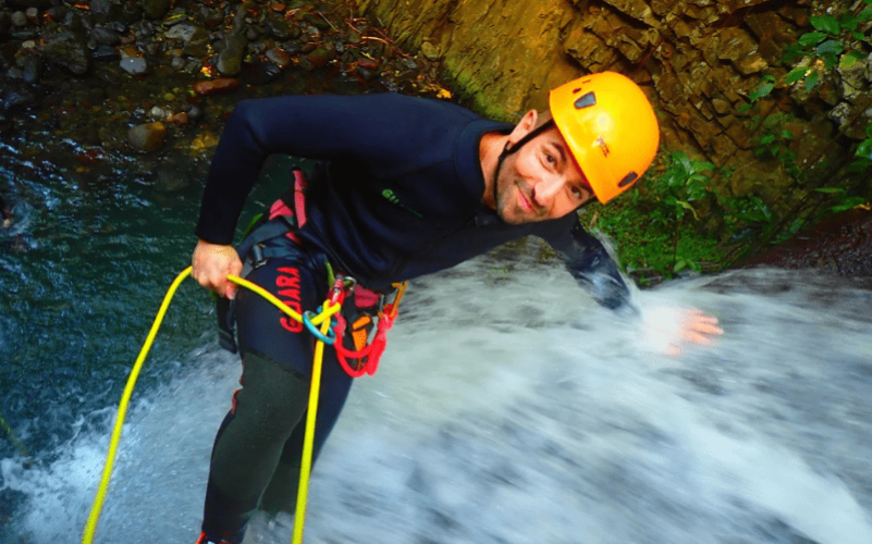 Canyoning à bouillante en Guadeloupe (1)