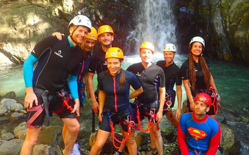Canyoning à bouillante en Guadeloupe (3)