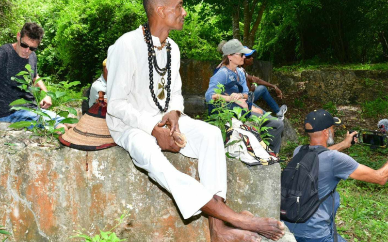 Visite du Moulin de Poyen accompagné du Conteur Ancestral et Valérie