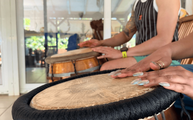 Initiation et cours de Gwoka avec Fabien, à Petit-Bourg en Guadeloupe