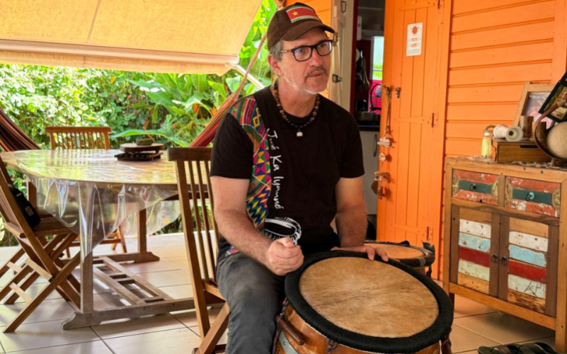 Initiation et cours de Gwoka avec Fabien, à Petit-Bourg en Guadeloupe