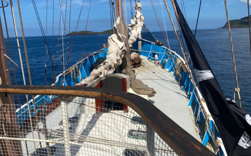 Journée en voilier en Guadeloupe. Voilier historique Starlahtt