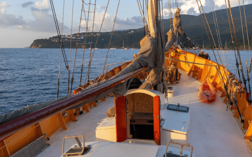 Journée en voilier en Guadeloupe. Voilier historique Starlahtt