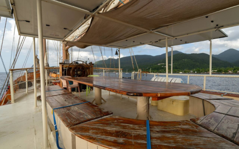 Journée en voilier en Guadeloupe. Voilier historique Starlahtt