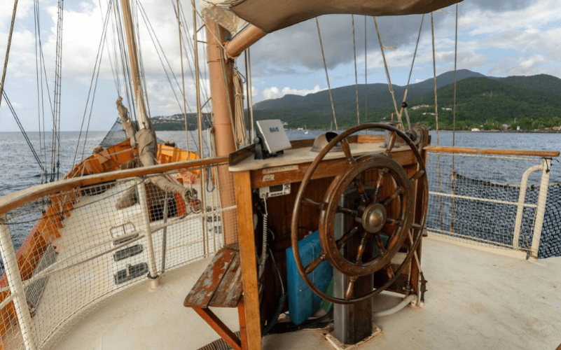 Journée en voilier en Guadeloupe. Voilier historique Starlahtt