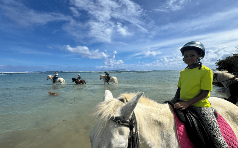 Balade en bord de mer à cheval – Saint-François