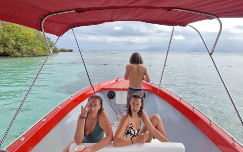 Excursion dans le grand cul de sac marin tout compris avec visite de l'îlet caret