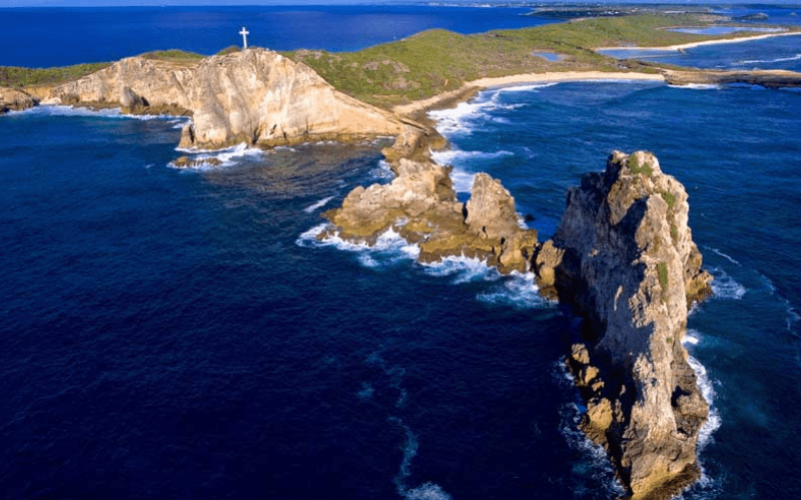 Pointe des chateaux ULM Caraibes