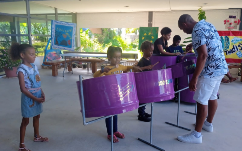 Cours de steel band guadeloupe