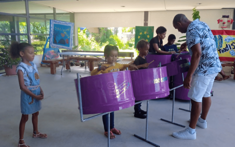 Cours de steel band guadeloupe